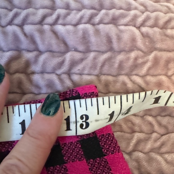 Vintage 80s or 90s Pink and Black Checkered Women's pencil Skirt - Picture 9 of 10